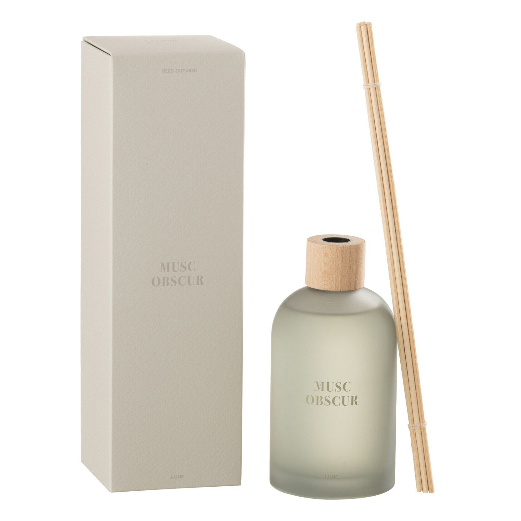 J-Line Bâtonnets parfumés Accords Essentiels - Musc Obscur - bleu - 250ml