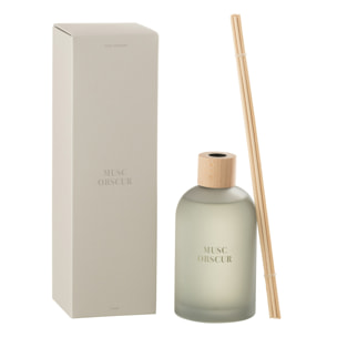 J-Line Bâtonnets parfumés Accords Essentiels - Musc Obscur - bleu - 250ml