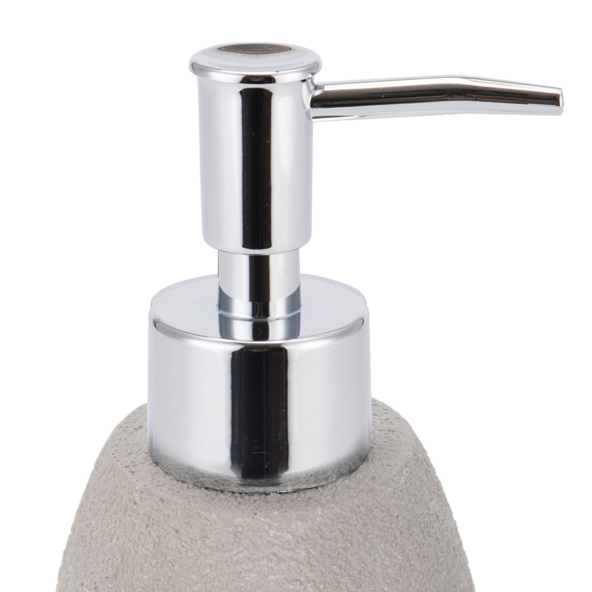 Distributeur de savon Tomasucci CEMENT, en résine, gris, 7 × 7 × 16 cm