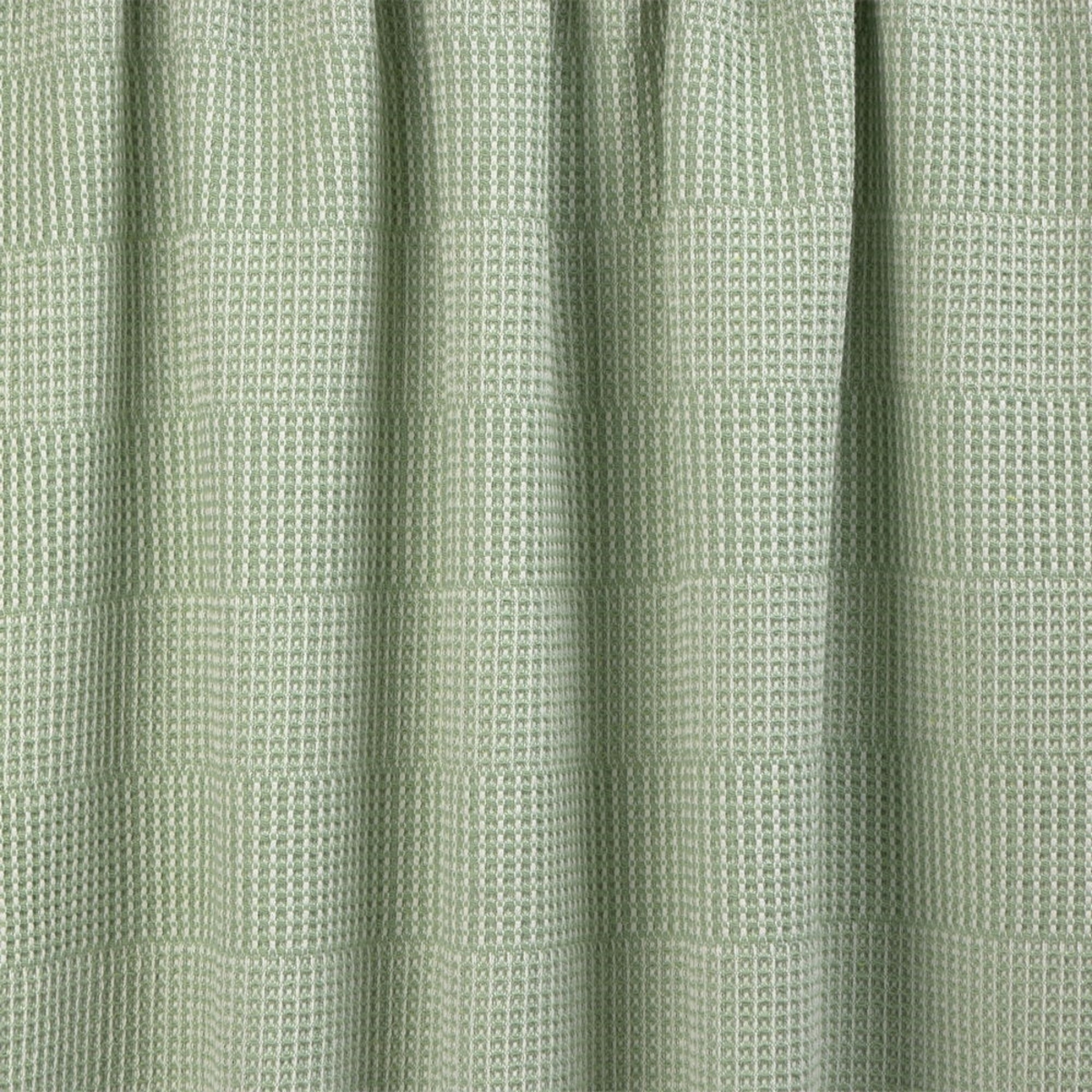 Manta fina de piqué nido de abeja Vima color verde 100% Algodón