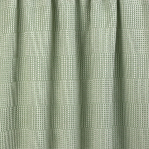 Manta fina de piqué nido de abeja Vima color verde 100% Algodón