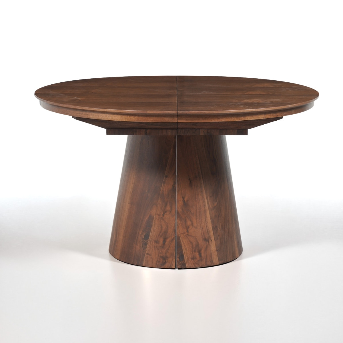 Table à manger extensible Tomasucci GLOMMA, en MDF finition noyer, 150/200/250 × 110 × 76 cm