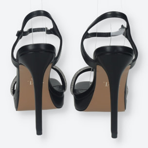 Sandali Donna Tata Italia Nero