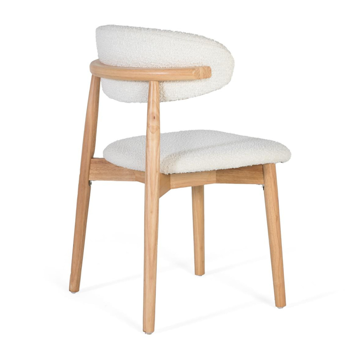 Silla de Madera de Caucho 56 Cm Estilo Contemporáno