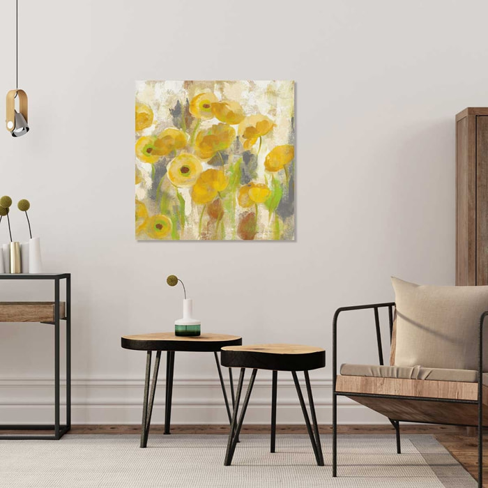 Tableau boutons d'or Tableau plexiglas