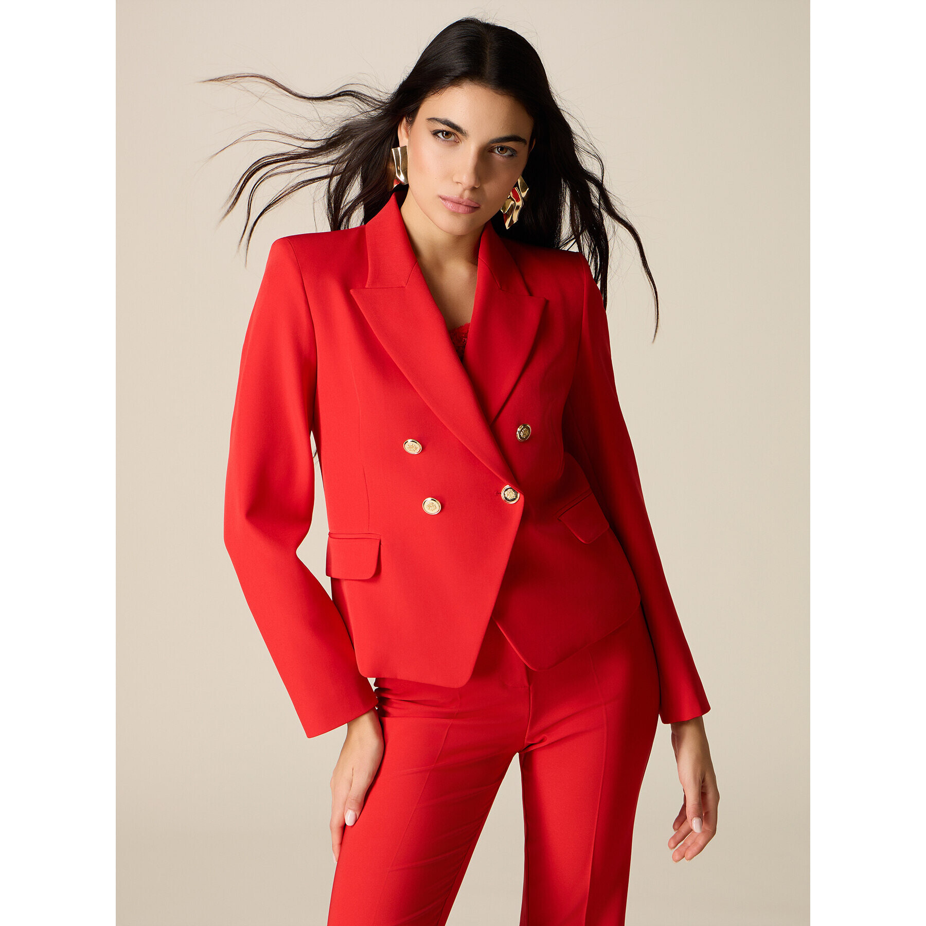 Oltre - Blazer doppiopetto - Rosso