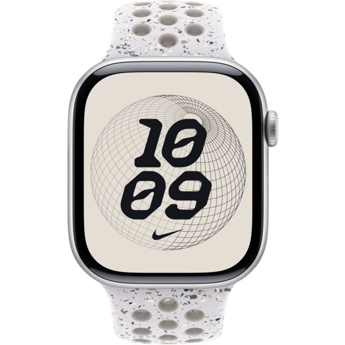 Bracelet APPLE 46 mm - M/L Sport Nike Gris voilé