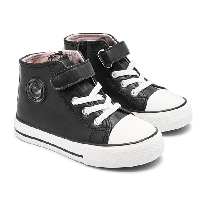 Zapatillas Altas de Niña Básicas Cremallera Interior