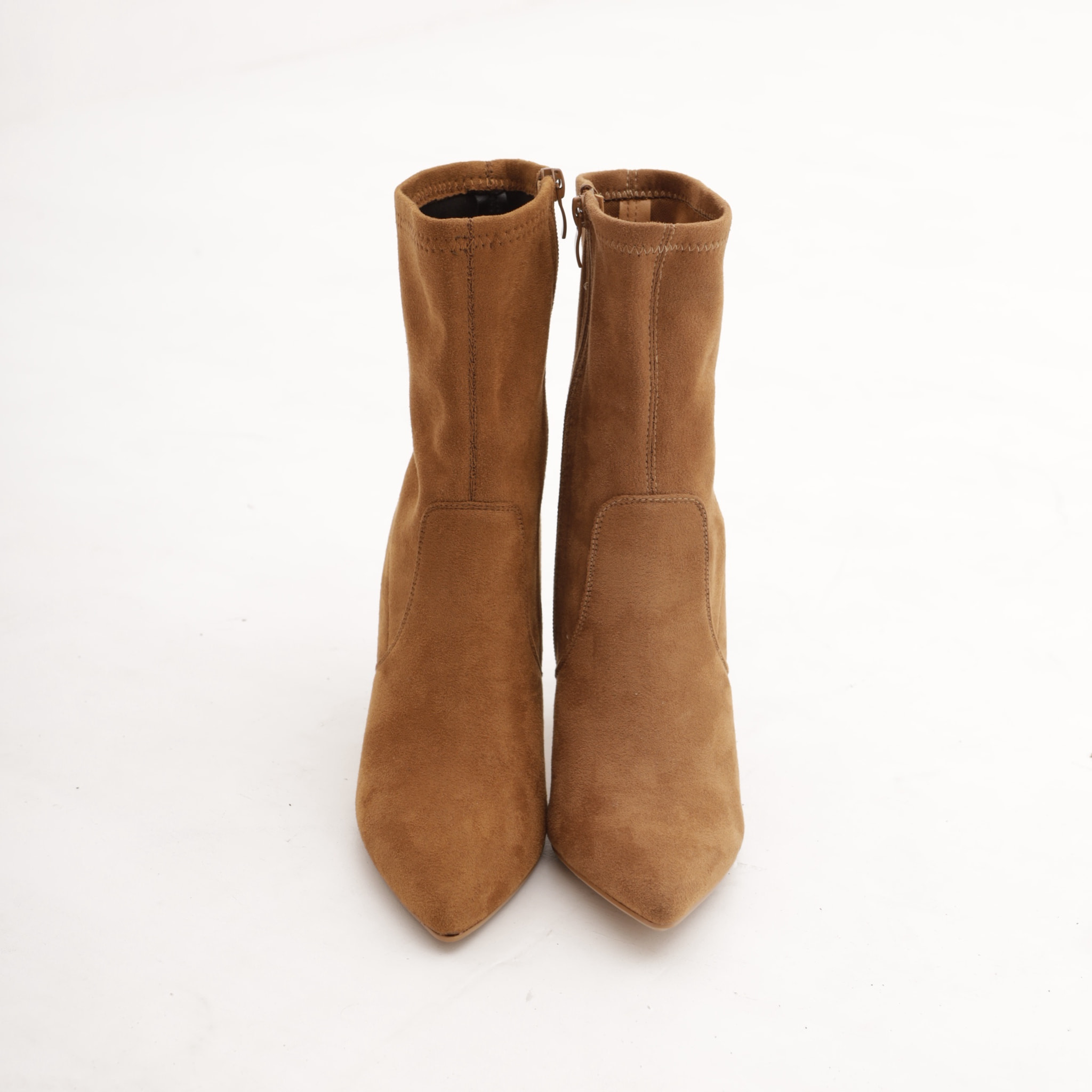 TRONCHETTO ELASTICIZZATO CUOIO