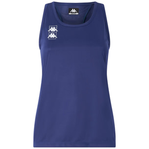 Kappa - Maglie gioco Donna Blu - Kombat Padel Fras
