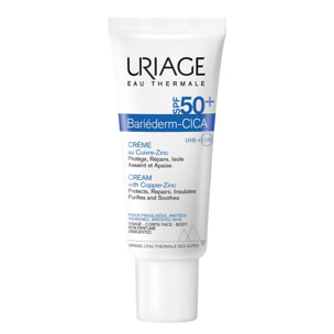 Bariéderm - Cica-Crème SPF50+ - Réparatrice au Cuivre-Zinc 40 ml