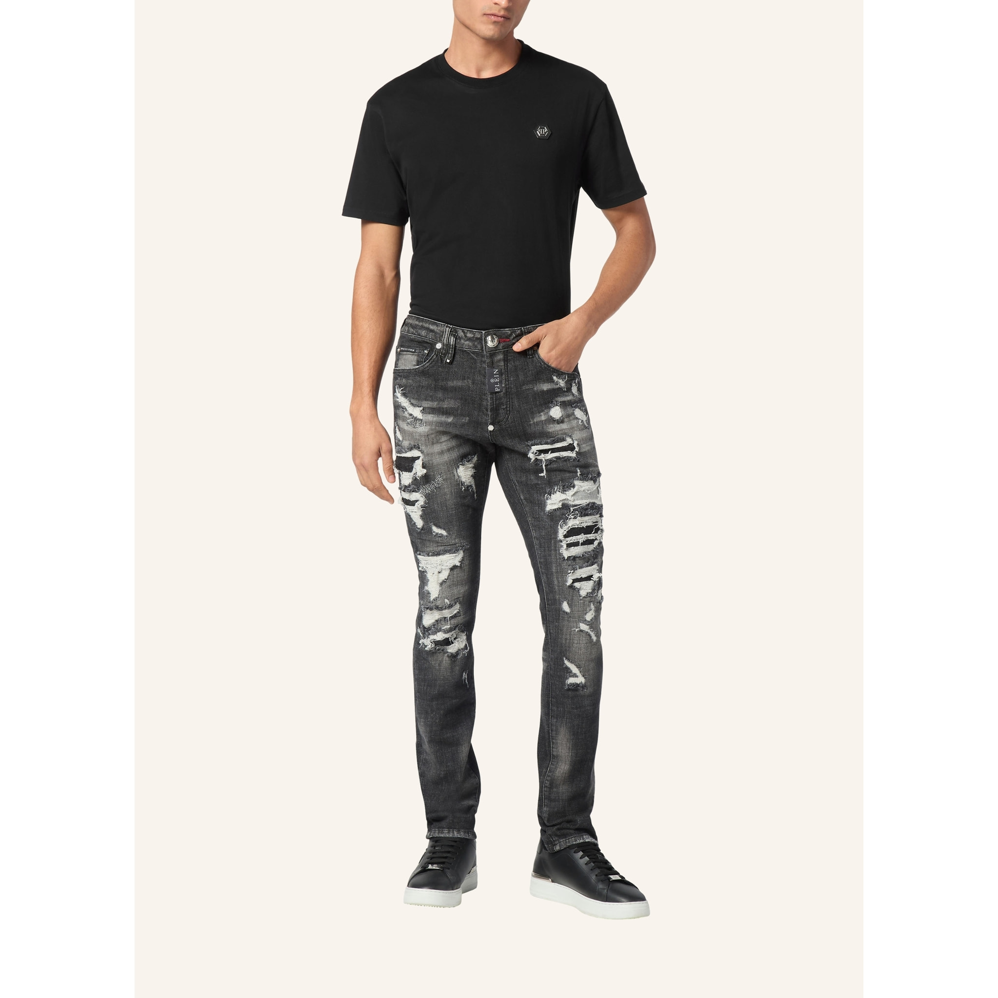 PHILIPP PLEIN Jeans Straight Cut HEXAGON