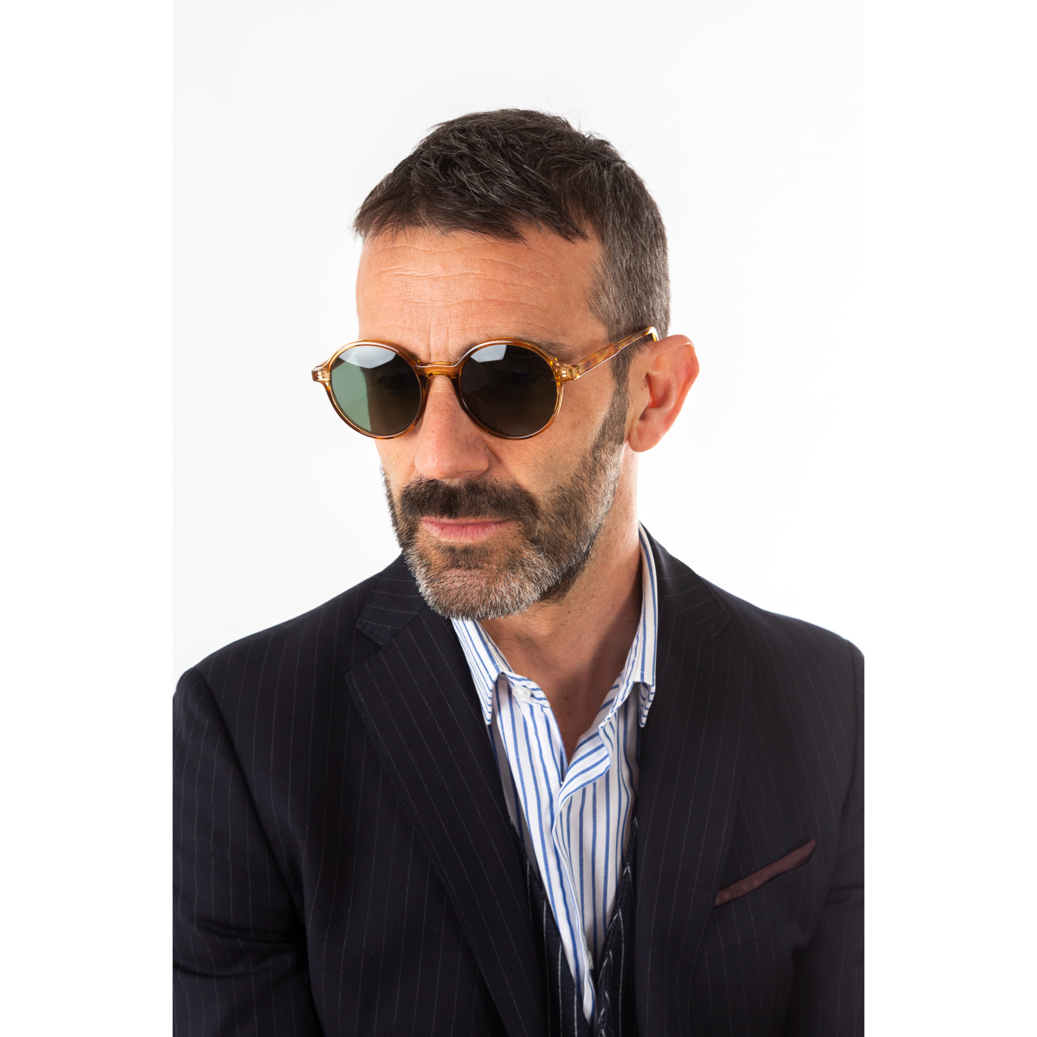 Gafas de sol OCEAN COTLLIURE - Champagne transparente brillante / Verde