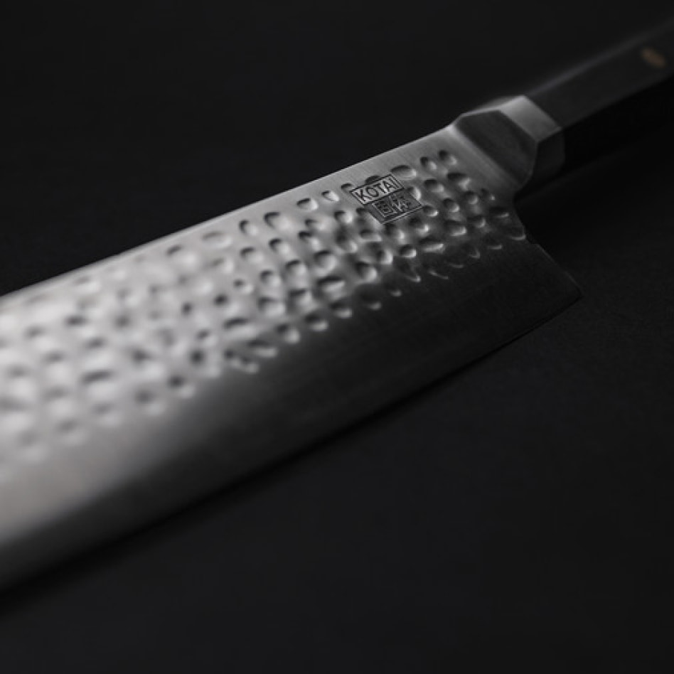 Cuchillo cocinero martillado "Kiritsuke" | acero 440C | L: 21 cm