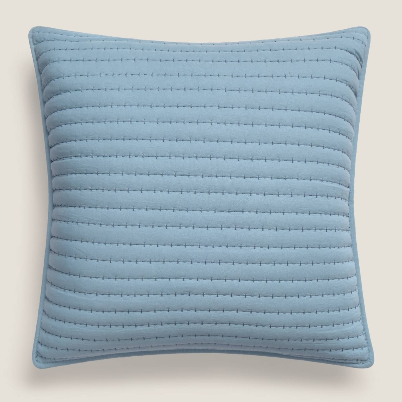 Funda de cuadrante acolchada rayas Dibeta color azul Poliéster