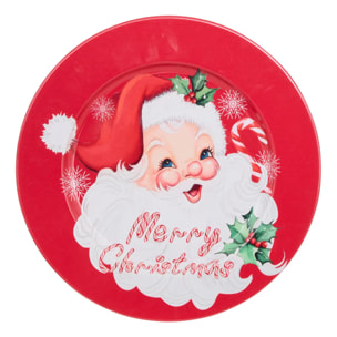 ASSIETTE PRES NOEL METAL