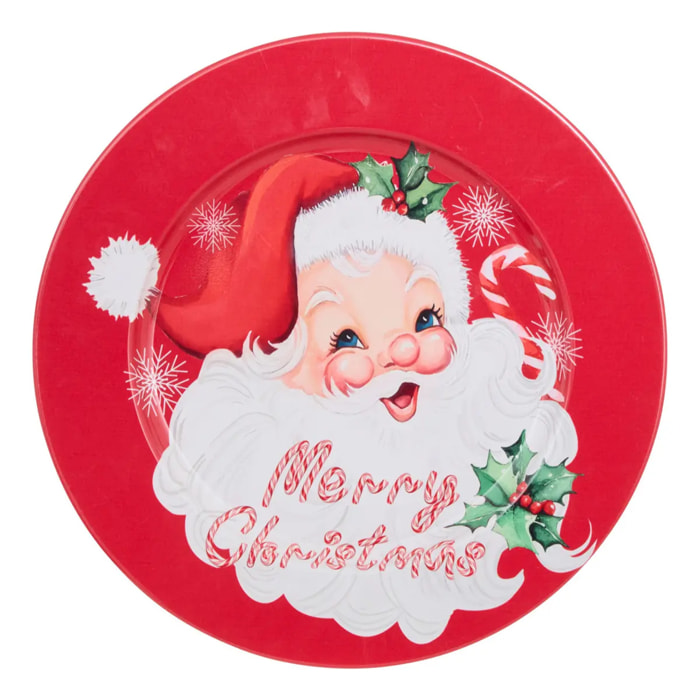 ASSIETTE PRES NOEL METAL