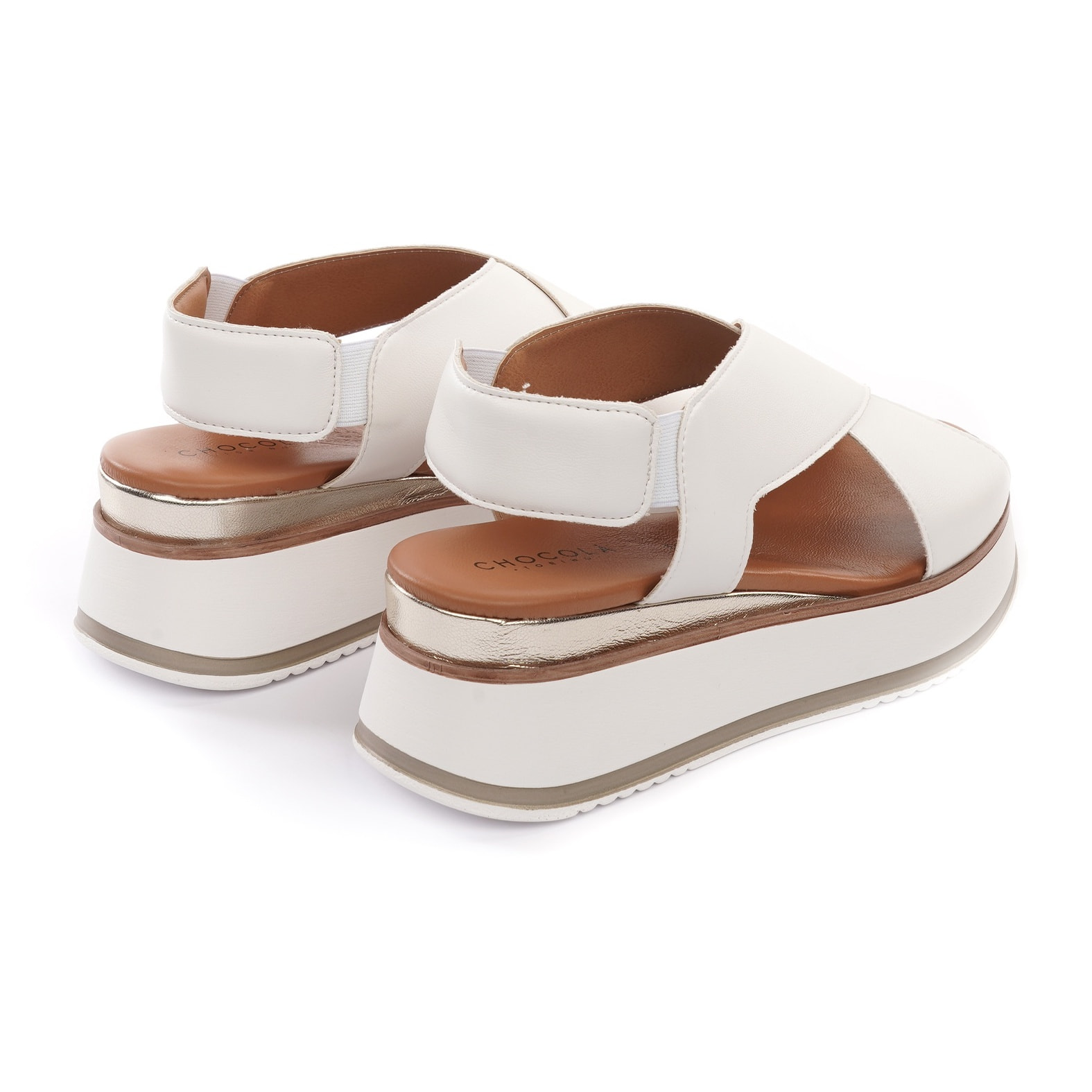 SANDALO ZEPPA INCROCIO BIANCO