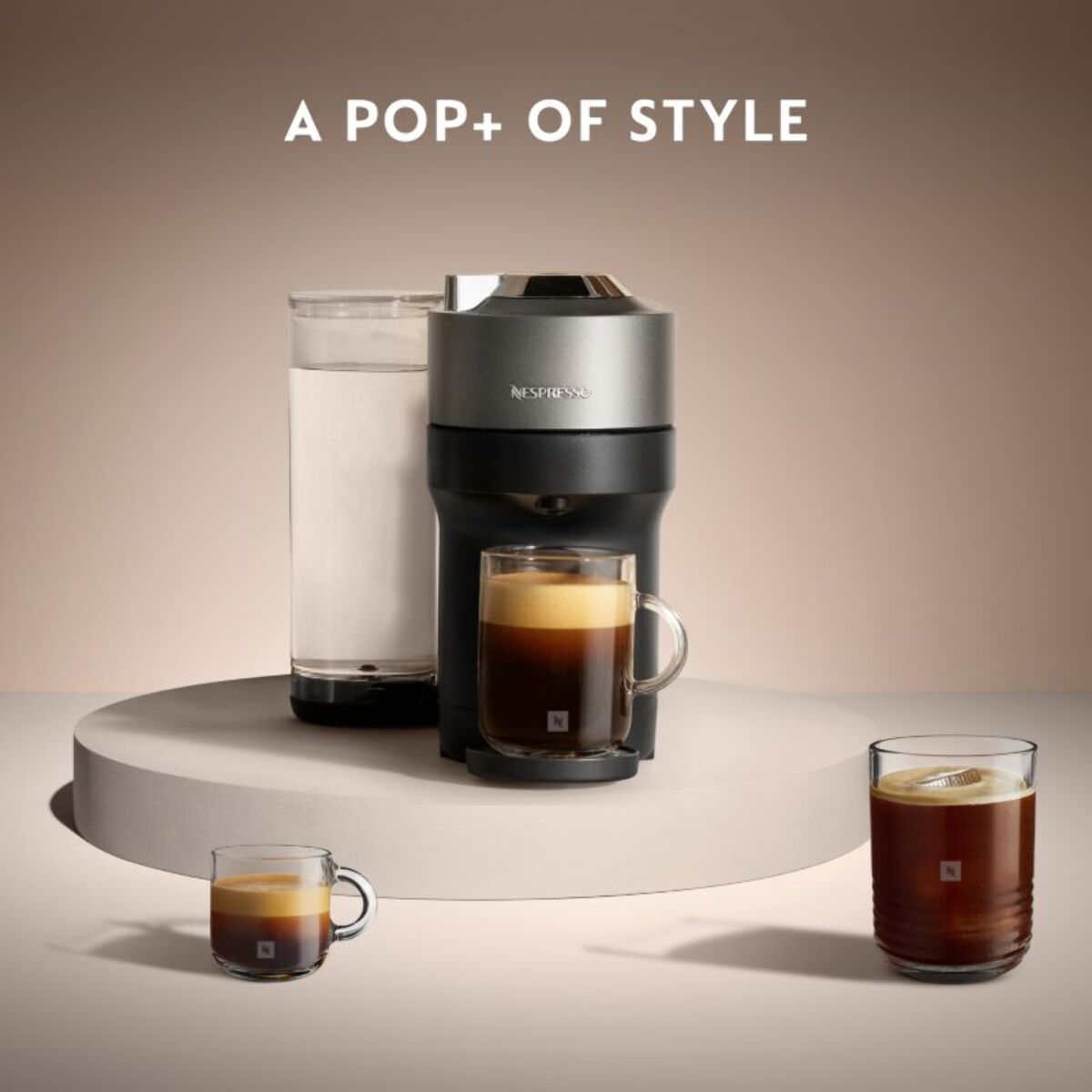 Nespresso KRUPS Vertuo pop+ YY5359FD argent