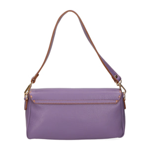 Borsa a spalla da Donna Wally in Vera Pelle Made in Italy 29x13x9 cm