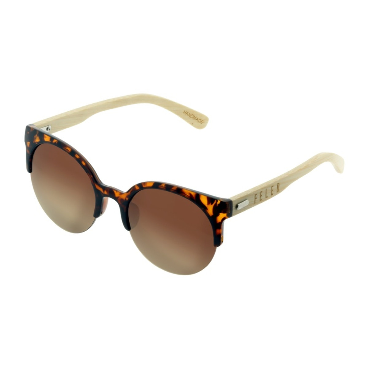 Gafas de Sol Feler 1035-7 - BROWN de Madera Unisex 52 mm