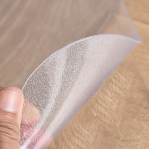 Alfombrilla Protectora para Suelos 90x120 cm Alfombra para Silla de Escritorio para Oficinas para el Hogar Resistente y Fácil de Limpiar Transparente