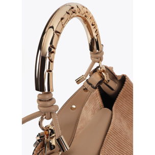 Borsa Shopper con Manico in Metallo Personalizzato