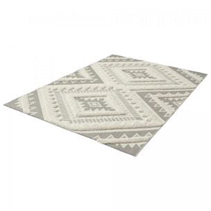 Tapis salon et chambre tissé motif ethnique NEJU