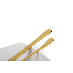 Lot de 24 couverts Excelsa Gold, acier, doré