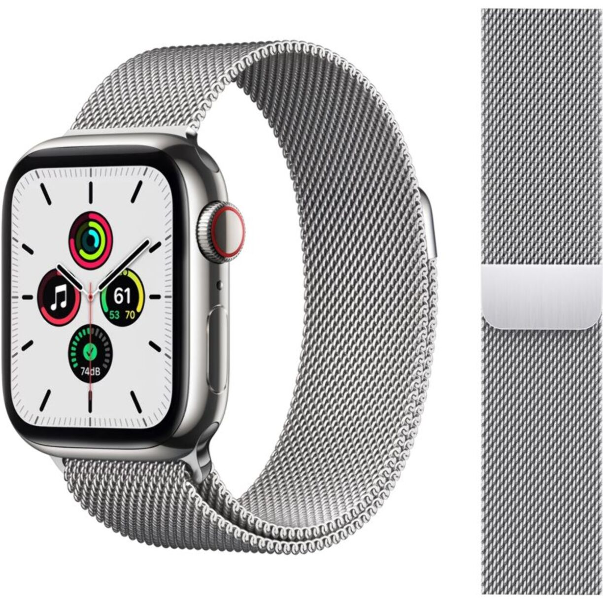 Bracelet ADEQWAT Apple Watch Acier 42/44/45/49mm