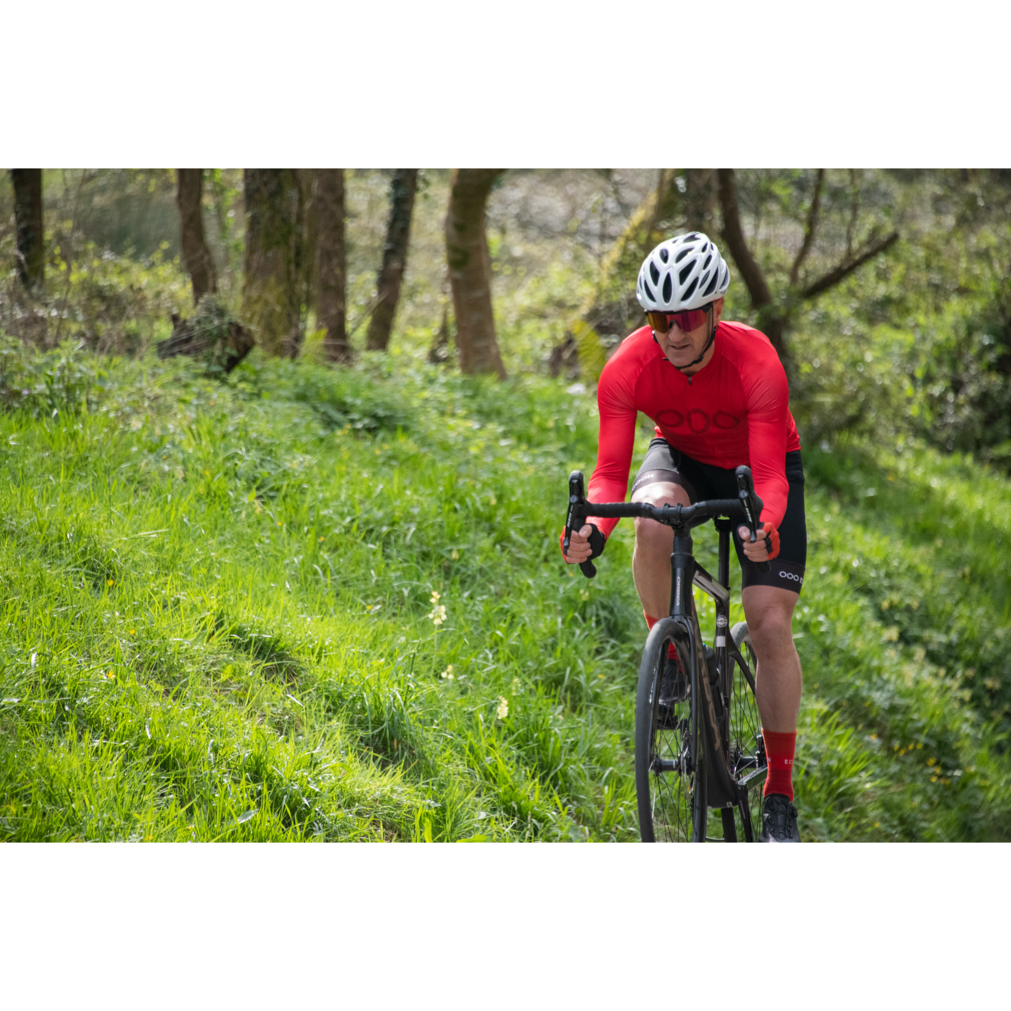 Maillot de manga larga ECOON modelo Tourmalet Men en color Rojo