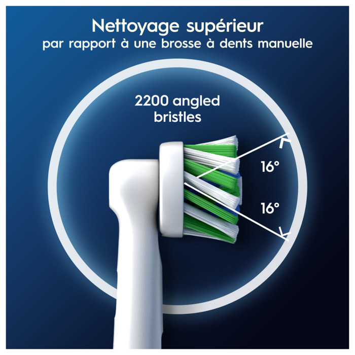 Oral-B Pro Cross Action Brossettes Pour Brosse À Dents, 4 Unités