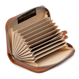 Balocco cartera tarjetero mujer. Piel auténtica Dollaro.