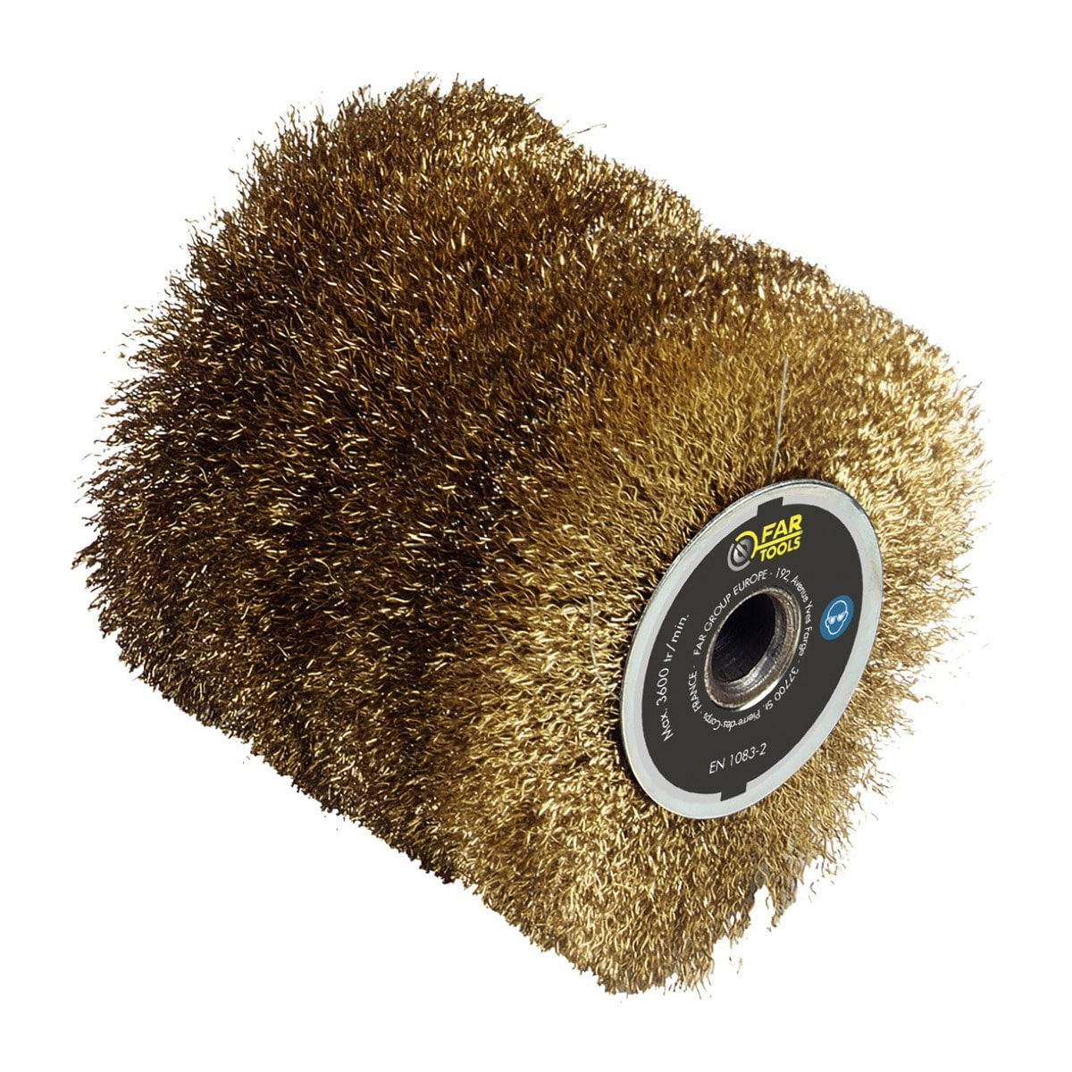 Brosse fil laitonnée 0,3 mm FAR TOOLS Ø 120 mm L 100 mm - 110885