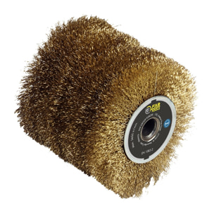 Brosse fil laitonnée 0,3 mm FAR TOOLS Ø 120 mm L 100 mm - 110885