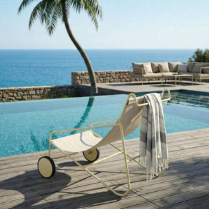 Chilienne design jaune tendre OSLO