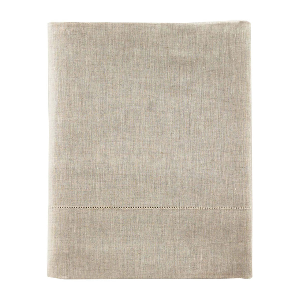 Drap plat uni en lin, Made in France, CYTHÈRE , Naturel