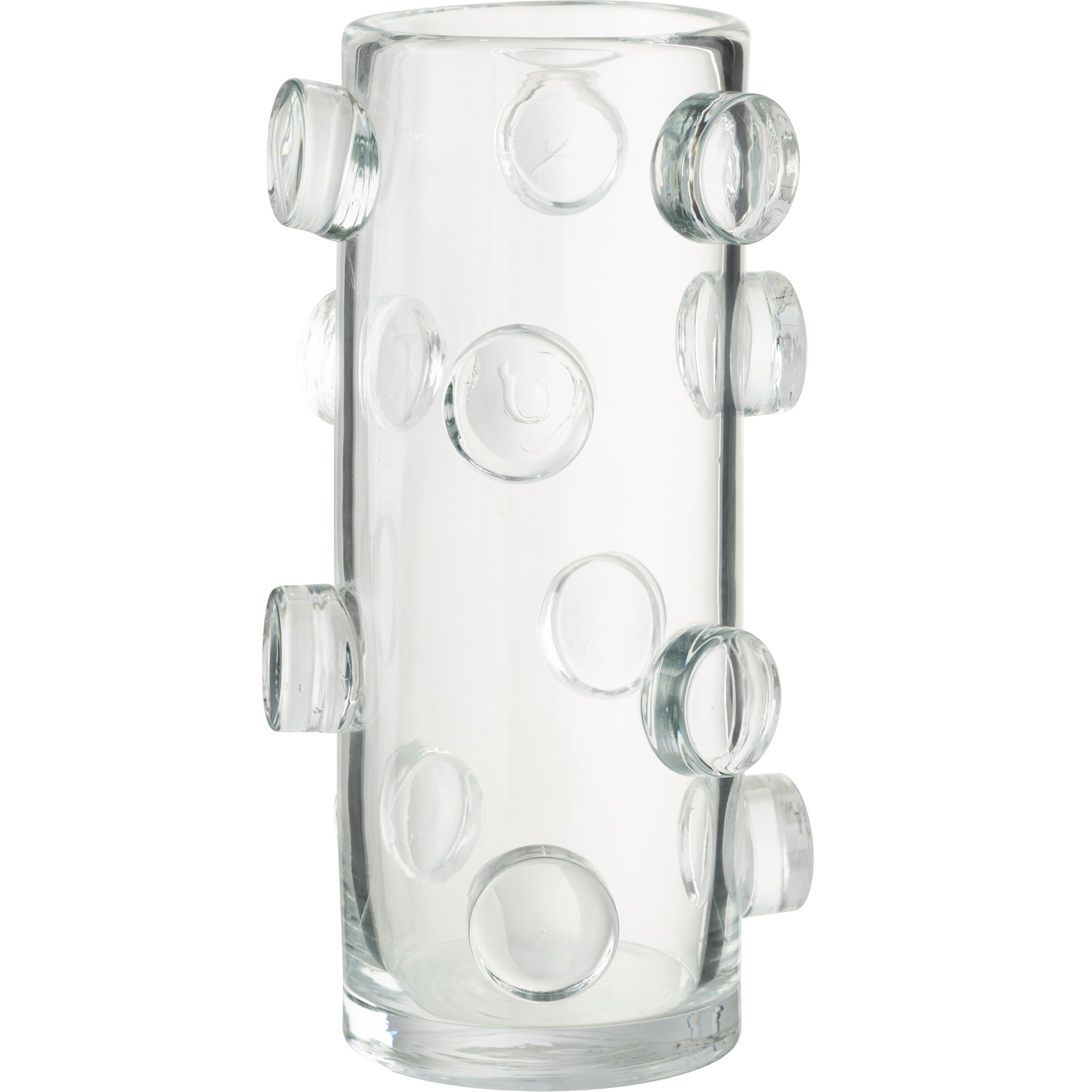 J-Line vase Pebbles - verre - transparent - large - 36 cm de hauteur