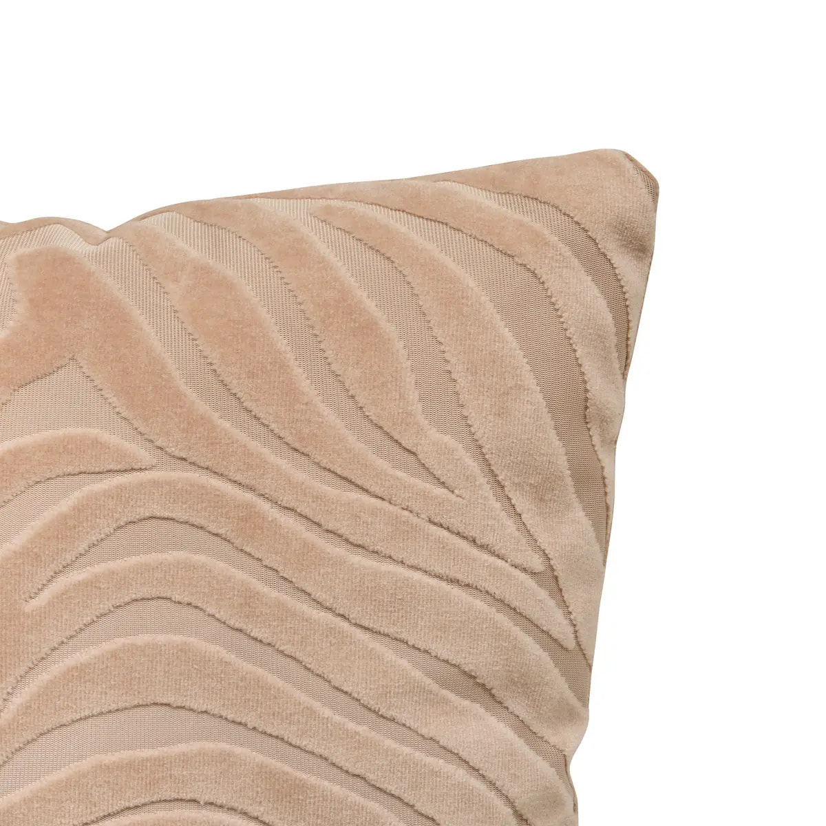 Coussin Tigris beige lin 40x40cm