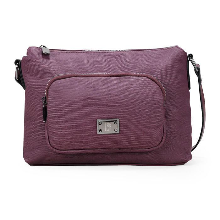 Bolso bandolera burdeos
