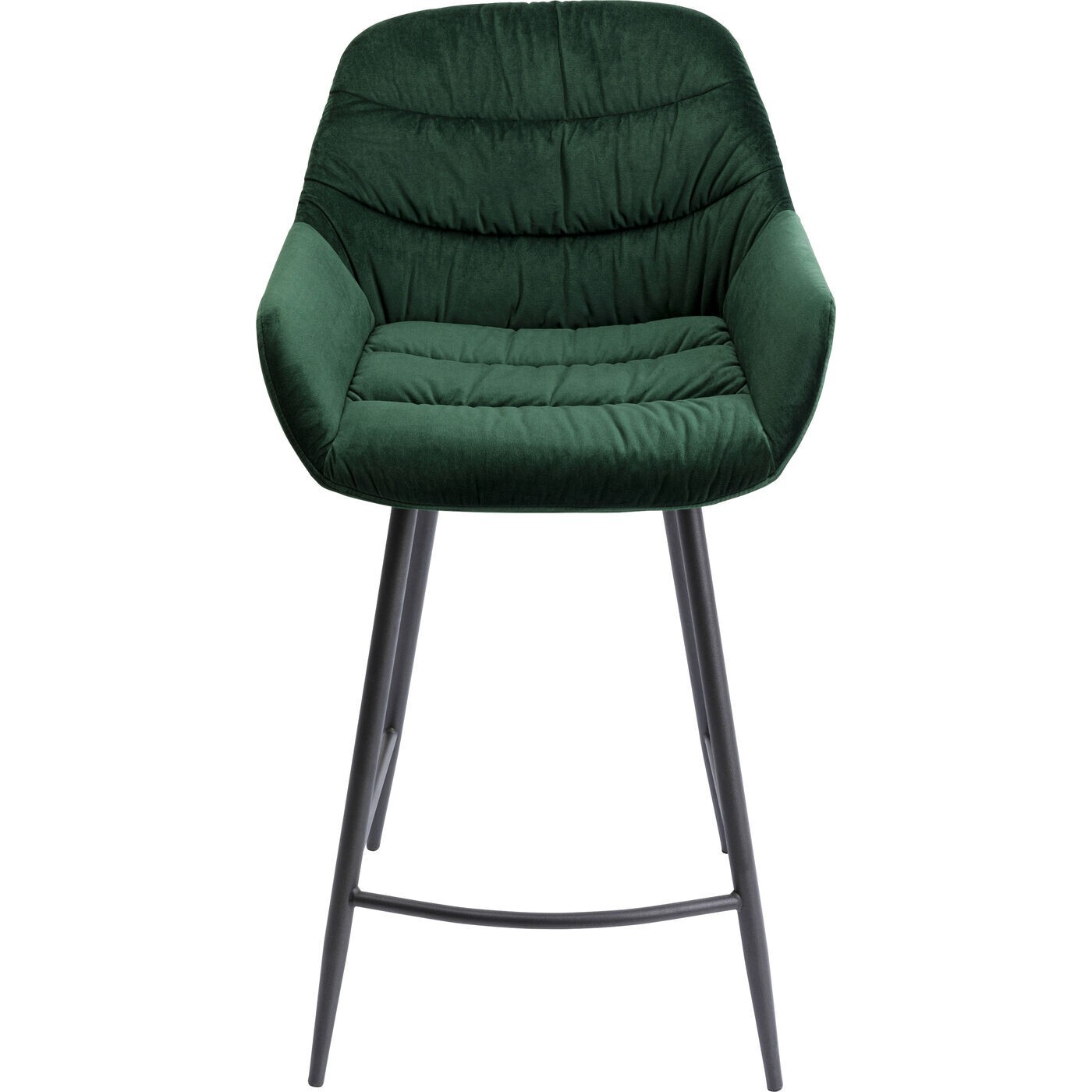 Tabouret de bar Bristol velours vert Kare Design