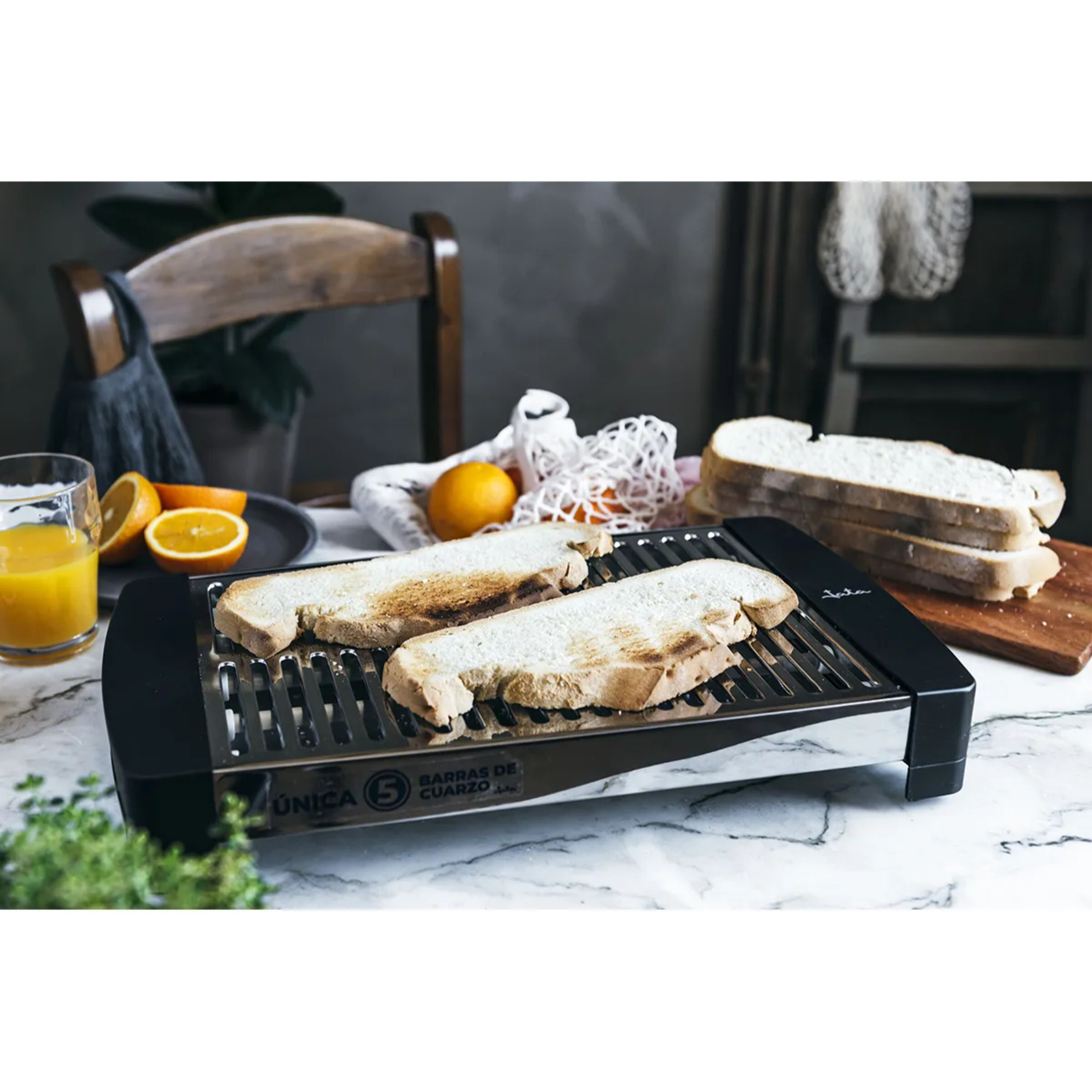 Tostadora horizontal XXL JATA TT591. Con 5 barras. 1000 W