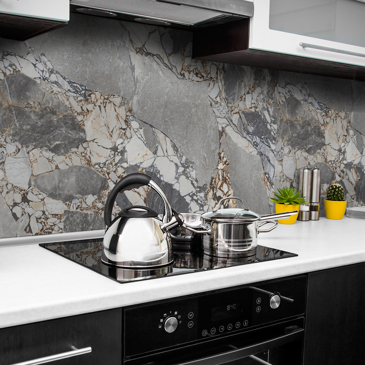 Sticker crédence adhésive - PIERRE NATURELLE - 60x100cm