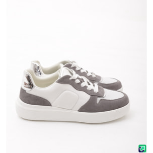SNEAKERS LOW CHOCOLA' BIANCO/GRIGIO