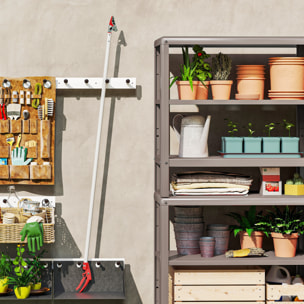 Tijeras de Podar de Jardín 180 cm, Podadora de Árboles de Largo Alcance, con Mango de Aluminio Ligero y Resistente, Cuchilla Metálica, para Poda de Ramas Altas y Recoger Frutas