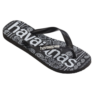 Infradito Havaianas Top Logomania Nero