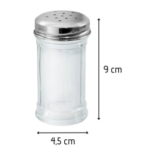 Saupoudreuse de cuisine en verre 9 cm Fackelmann Basic