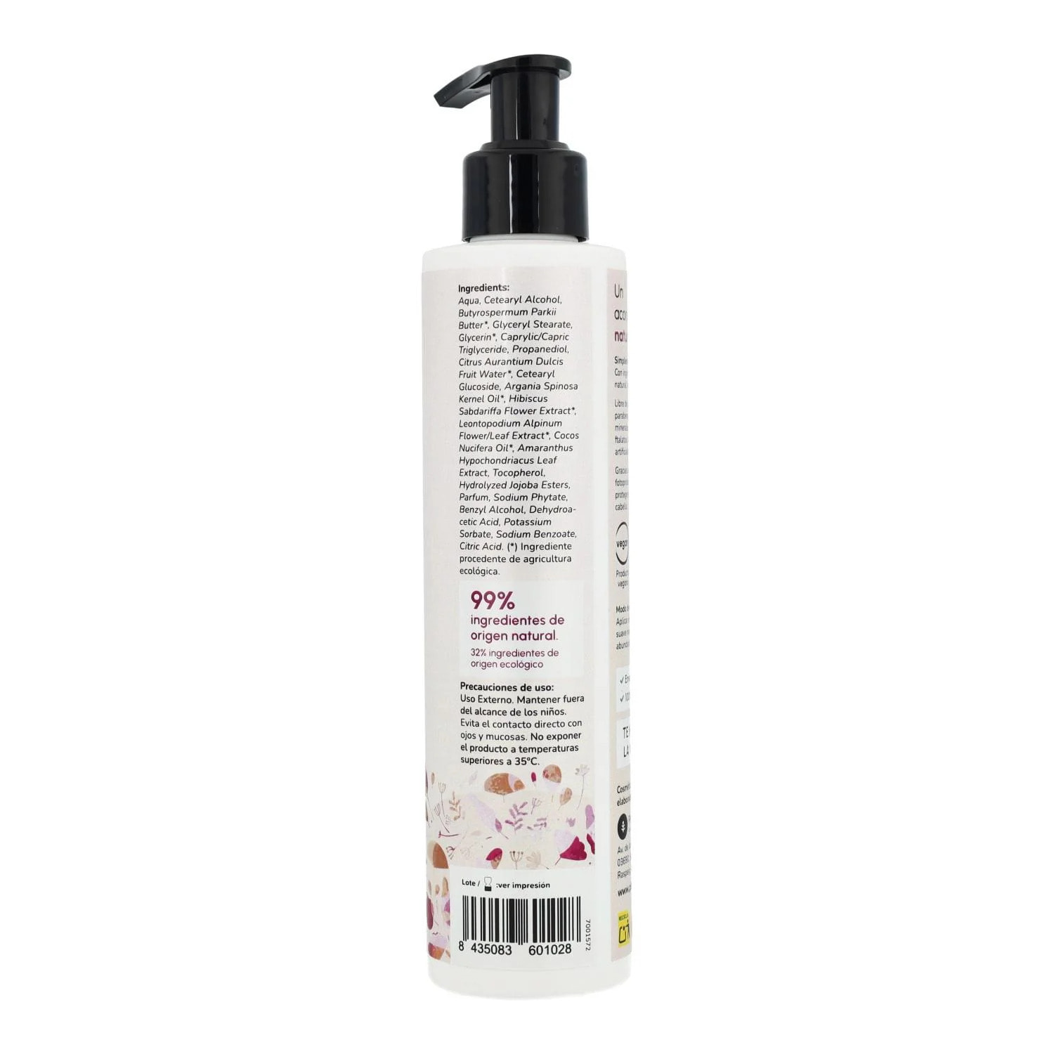 Acondicionador recuperador de brillo Flor de Hibisco y Coco Planeta Huerto 200 ml