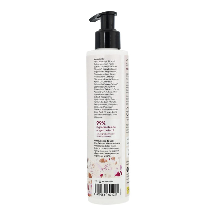 Acondicionador recuperador de brillo Flor de Hibisco y Coco Planeta Huerto 200 ml