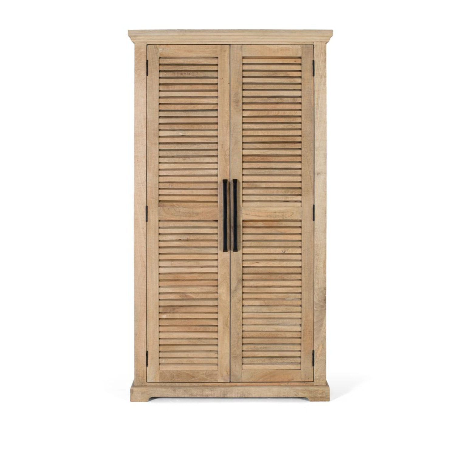 Armario de Madera de Mango 100 Cm Estilo Rústico Contemporáneo